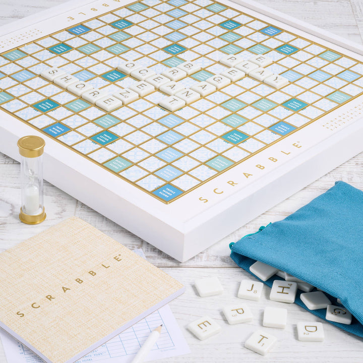 Scrabble Bianco Edition Board Game | Heart Soulful