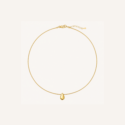 Form Necklace | 18K Gold Plated | Heart Soulful