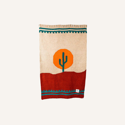 Handwoven Throw Blanket | Arizona | Recycled