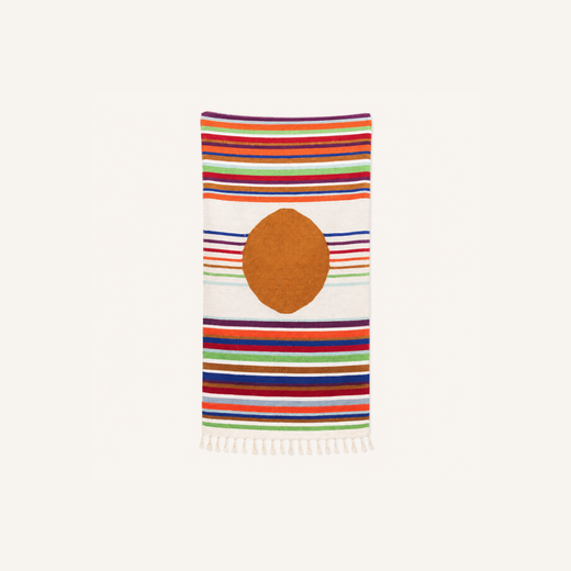Handwoven Throw Blanket | Halley's Comet | Recycled