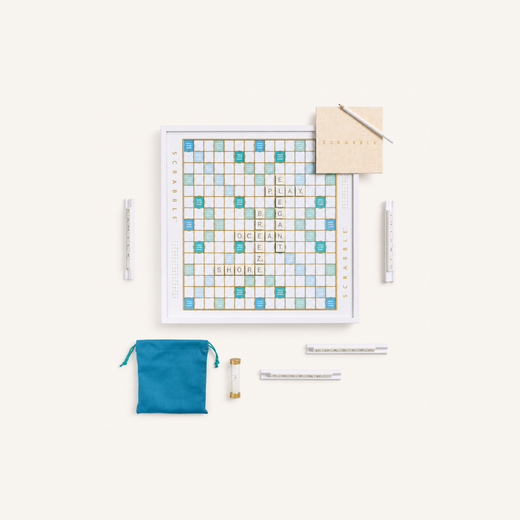 Scrabble Bianco Edition Board Game | Heart Soulful