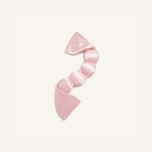 Silk Weighted Sleep Mask in Petal