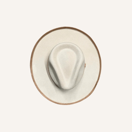 Two-Toned Vegan Suede Hat